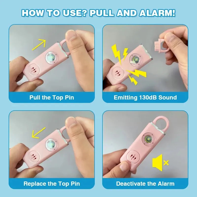 130dB Personal Safety Alarm