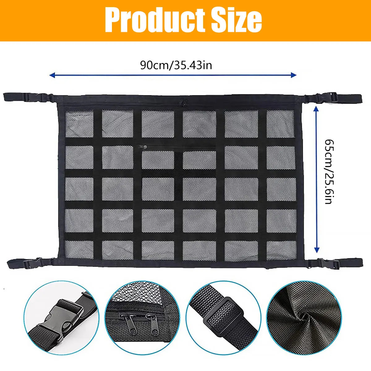 Car Ceiling Cargo Net