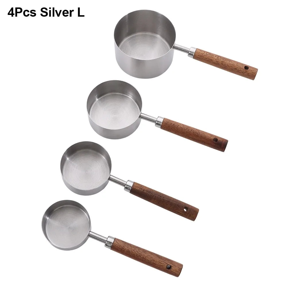 Wooden Handle Measuring Spoons