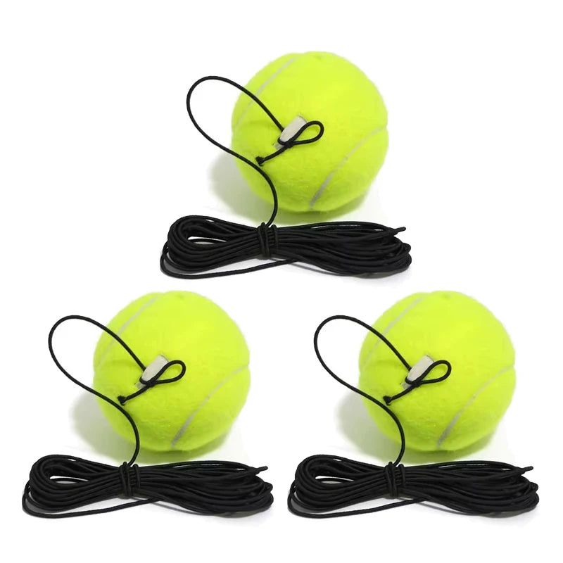Tennis Trainer Rebounder with Weighted Base & Elastic Rope