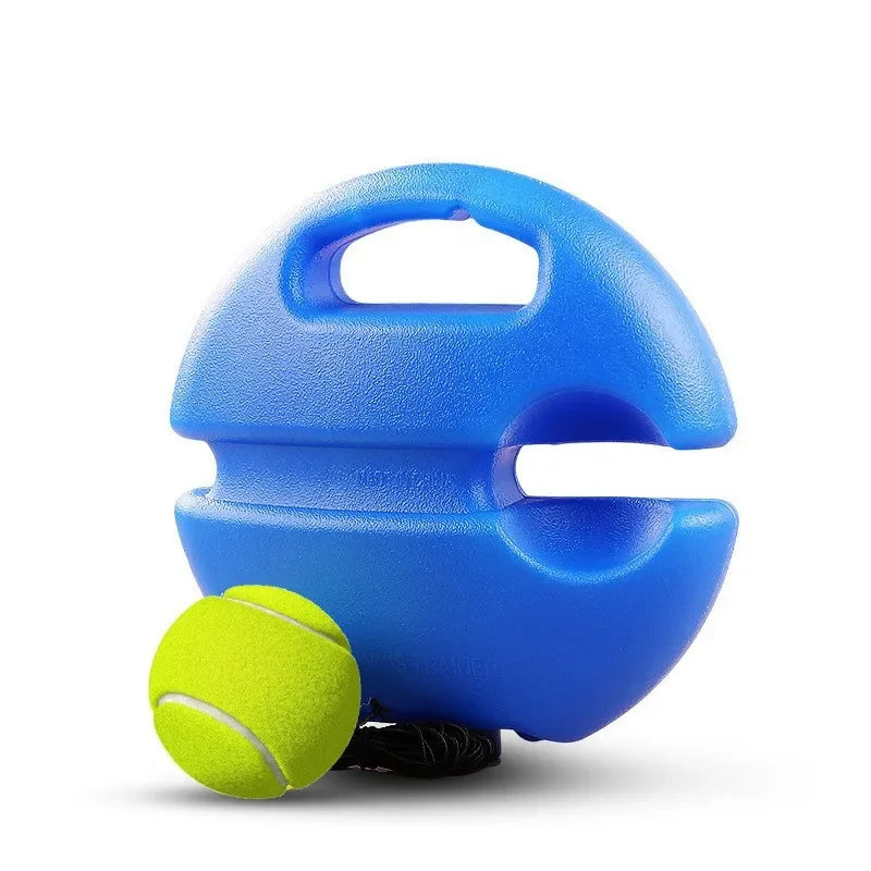 Tennis Trainer Rebounder with Weighted Base & Elastic Rope