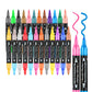 Dual-Tip Glitter Marker Pen Set