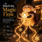 Solar Snowman Fountain Light