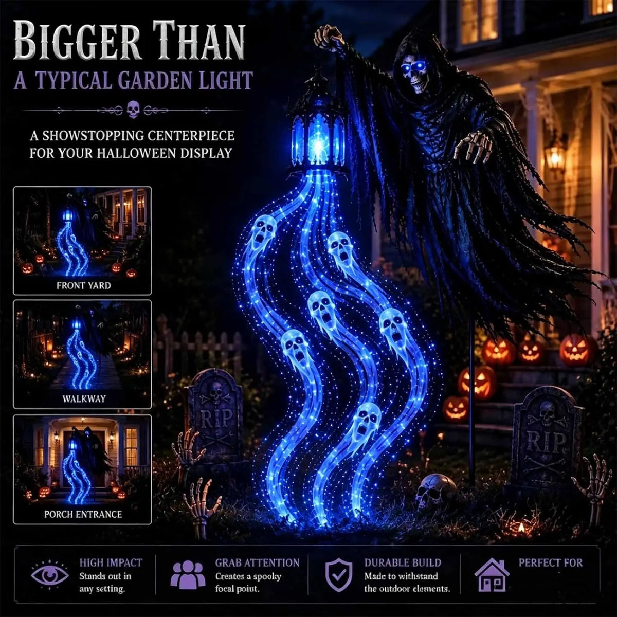 Halloween Reaper Stake Light