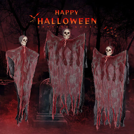 Hanging Skeleton Ghost Decorations