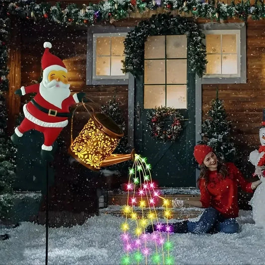 Solar Santa Garden Light