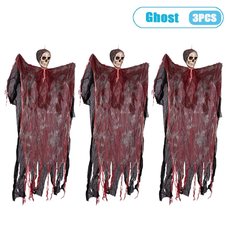 Hanging Skeleton Ghost Decorations