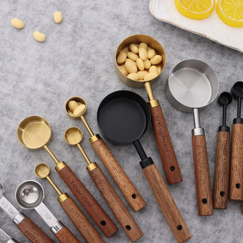 Wooden Handle Measuring Spoons