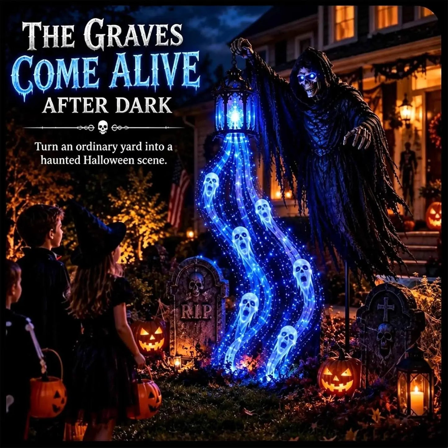Halloween Reaper Stake Light