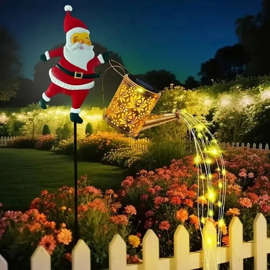 Solar Santa Garden Light