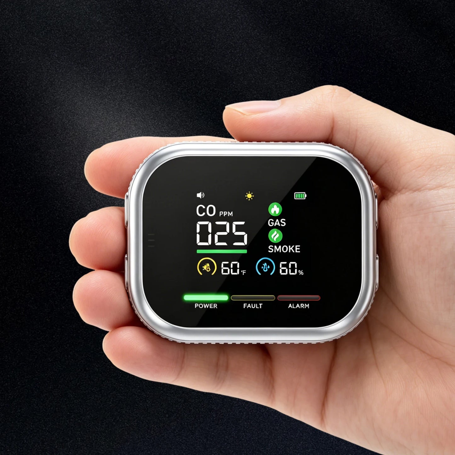 5-in-1 Smart CO Safety Monitor
