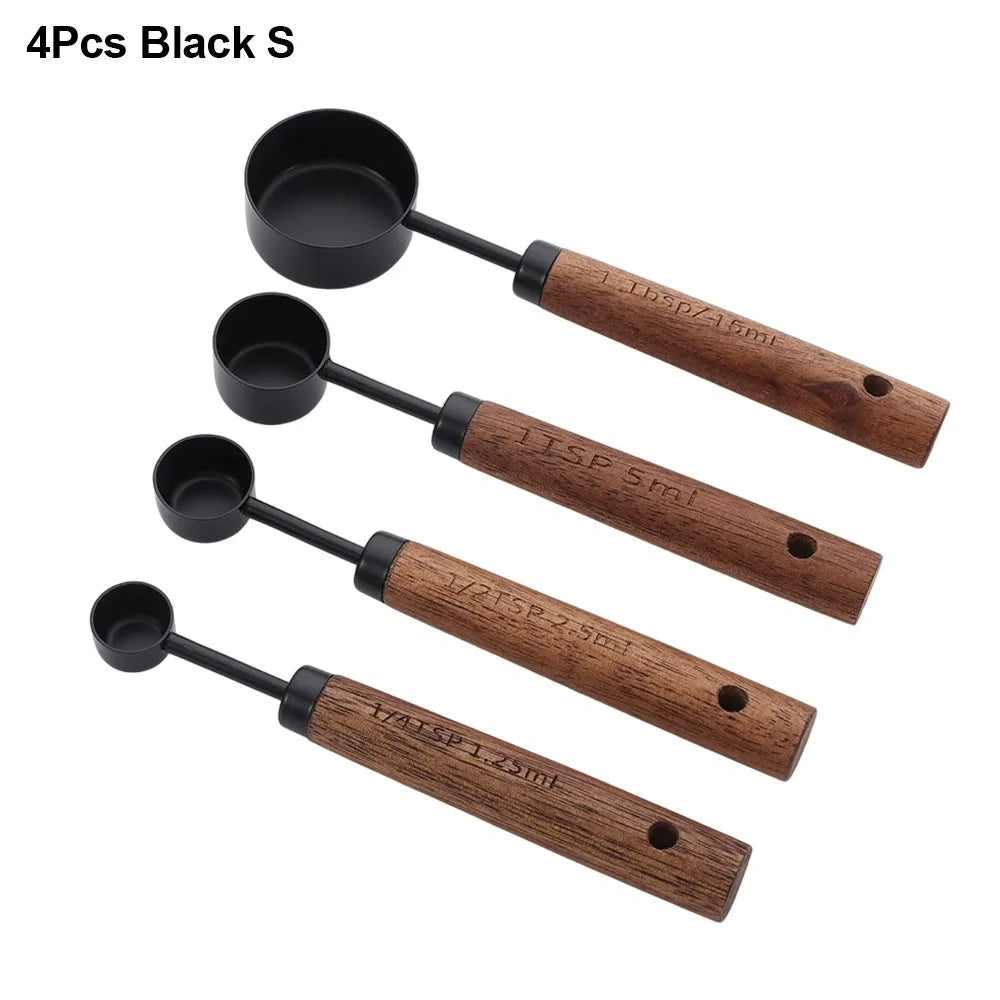 Wooden Handle Measuring Spoons