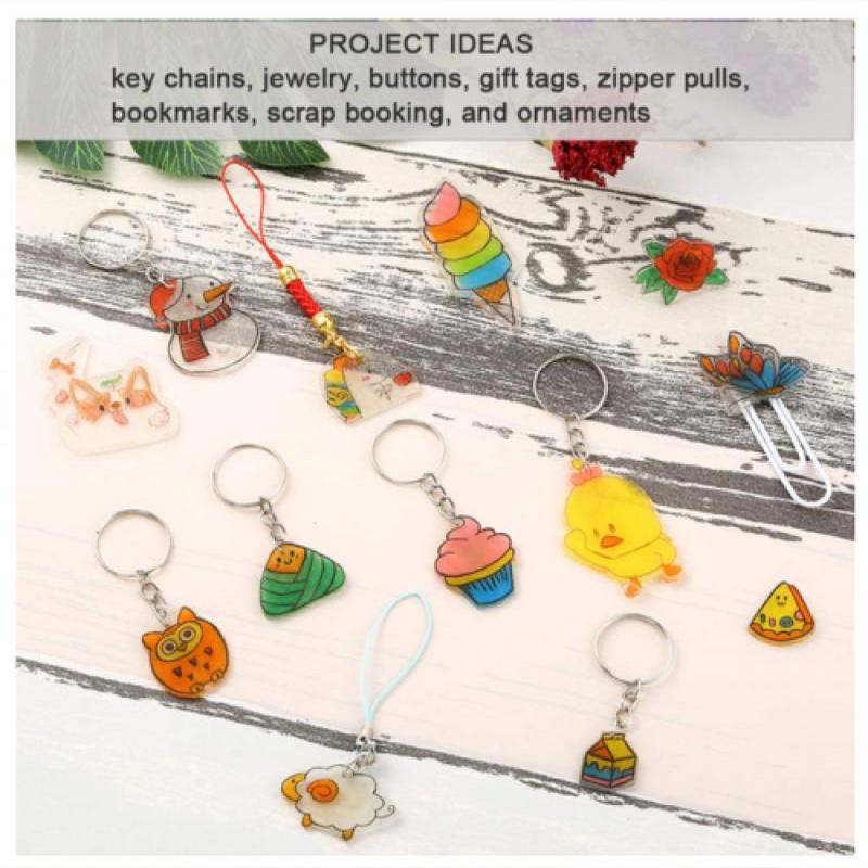 DIY Shrinky Dinks Keychain Craft Kit