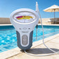 White Electronic pH and Chlorine Pool Water Tester