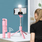 6-in-1 Wireless Bluetooth Selfie Stick with Tripod and LED Fill Light