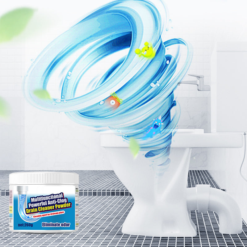 Powerful Dissolving Deodorizing Floor Drain Cleaner Powder