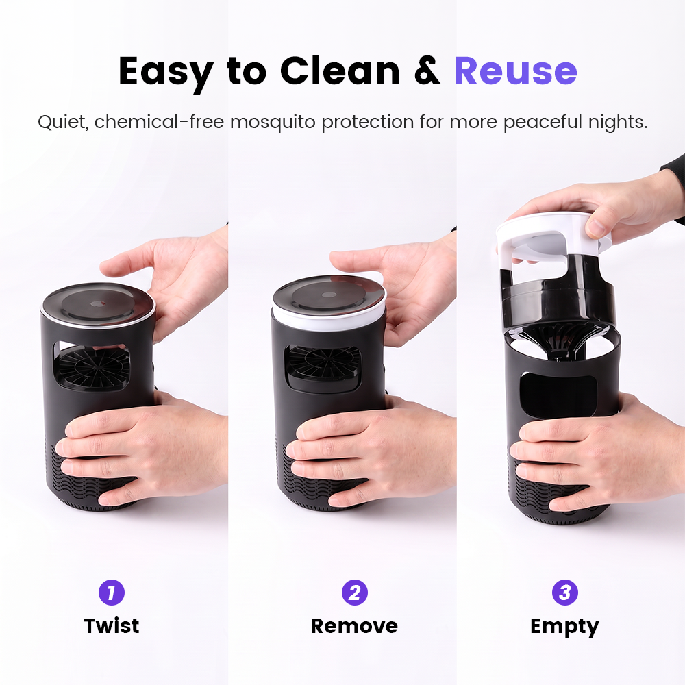 USB-Powered Mosquito UV Light Trap