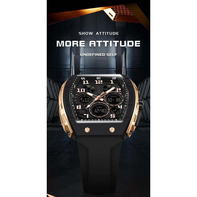 Men's Sporty Luminous Digital Automatic Watch