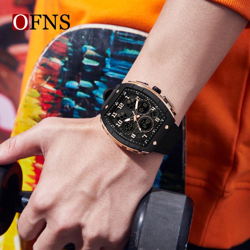 Men's Sporty Luminous Digital Automatic Watch