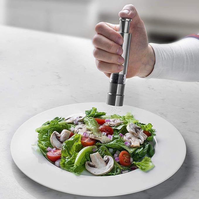 Stainless Steel Salt Pepper Spice Grinder