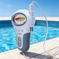 White Electronic pH and Chlorine Pool Water Tester