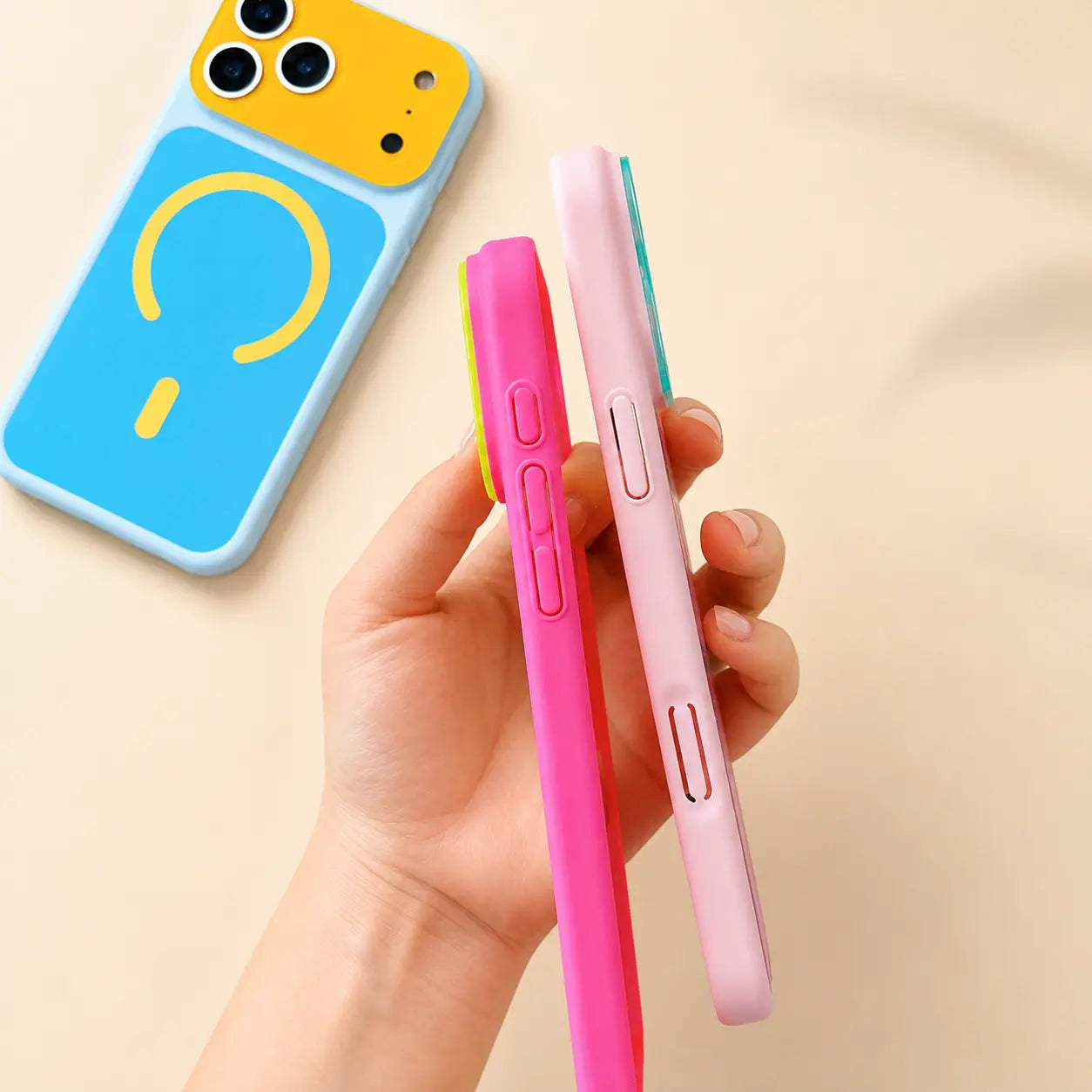 Dopamine Color Block MagSafe Case for iPhone 17 Pro Max