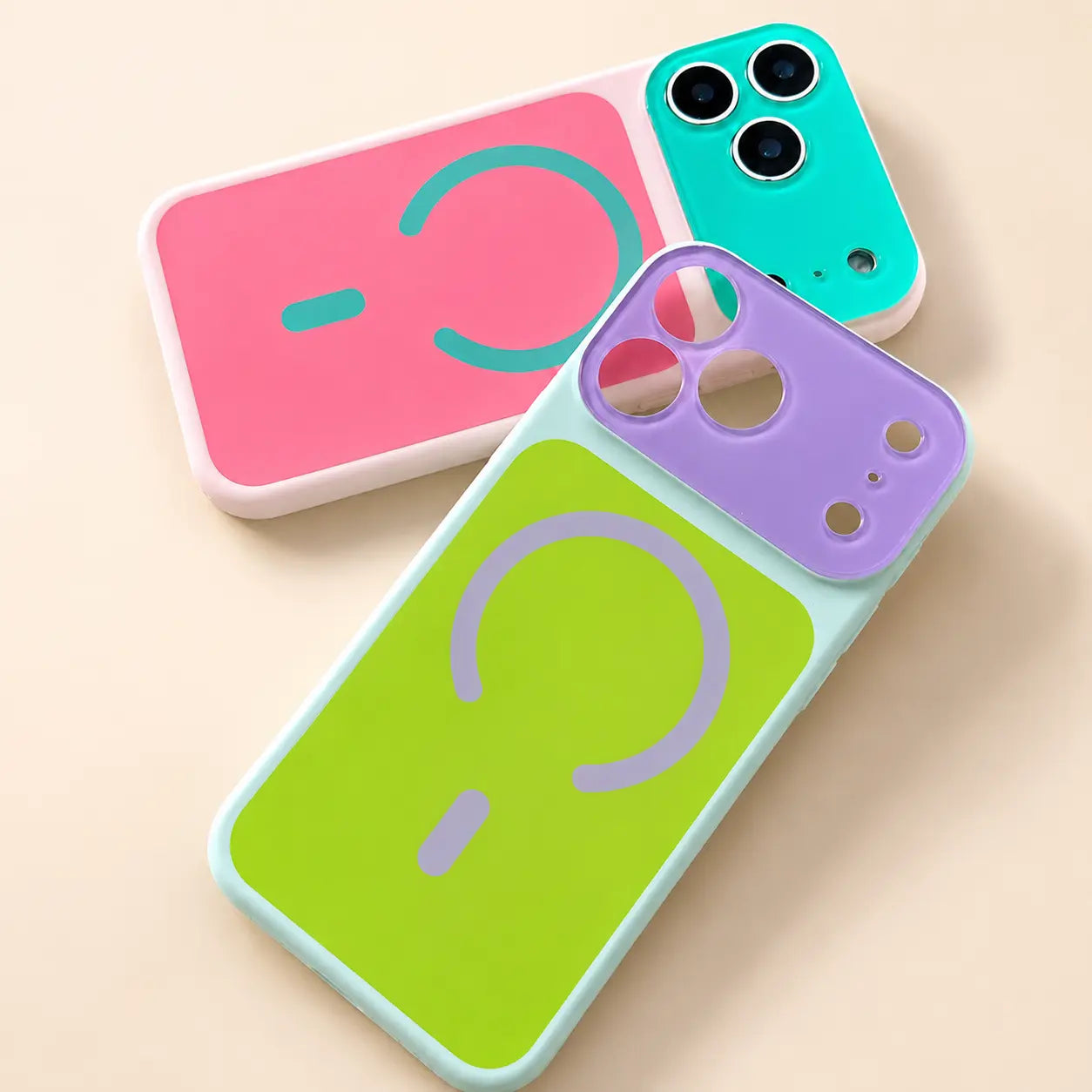 Dopamine Color Block MagSafe Case for iPhone 17 Pro Max