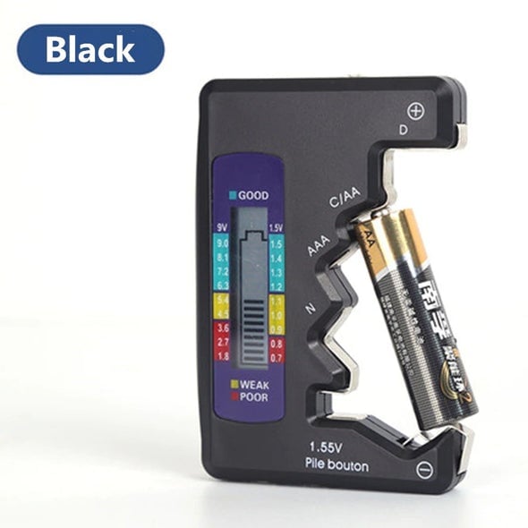 Battery Tester for C AA AAA D N 9V and Button Cells