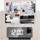 Smart Digital Projection Alarm Clock with 7-Inch LED Display
