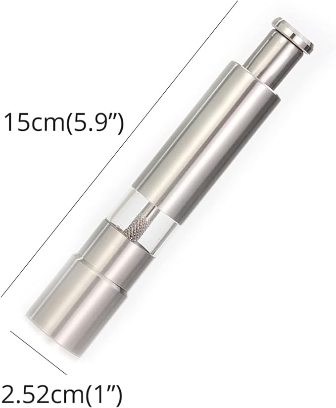 Stainless Steel Salt Pepper Spice Grinder