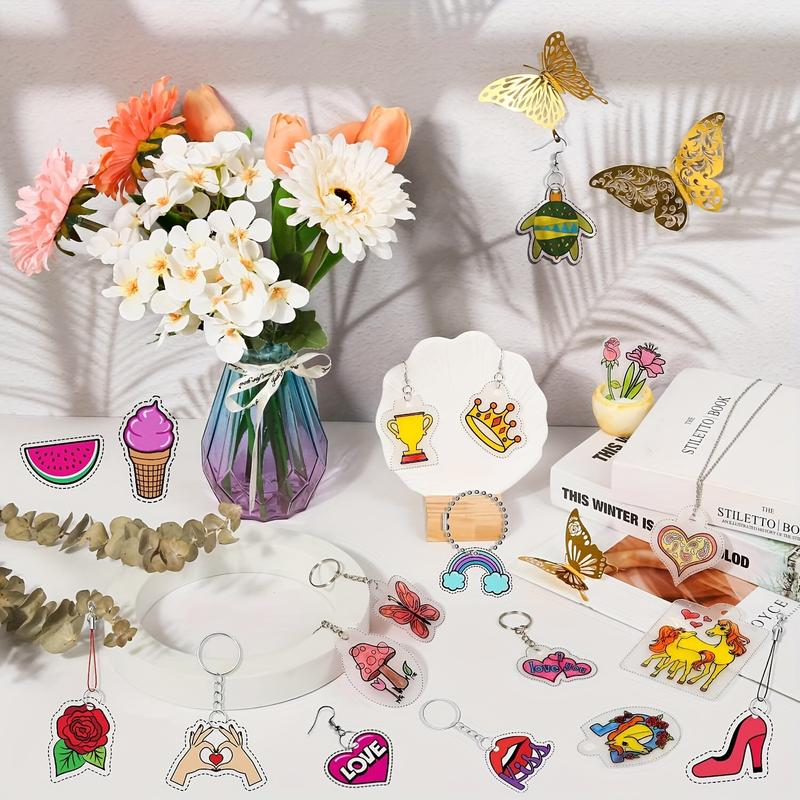 DIY Shrinky Dinks Keychain Craft Kit