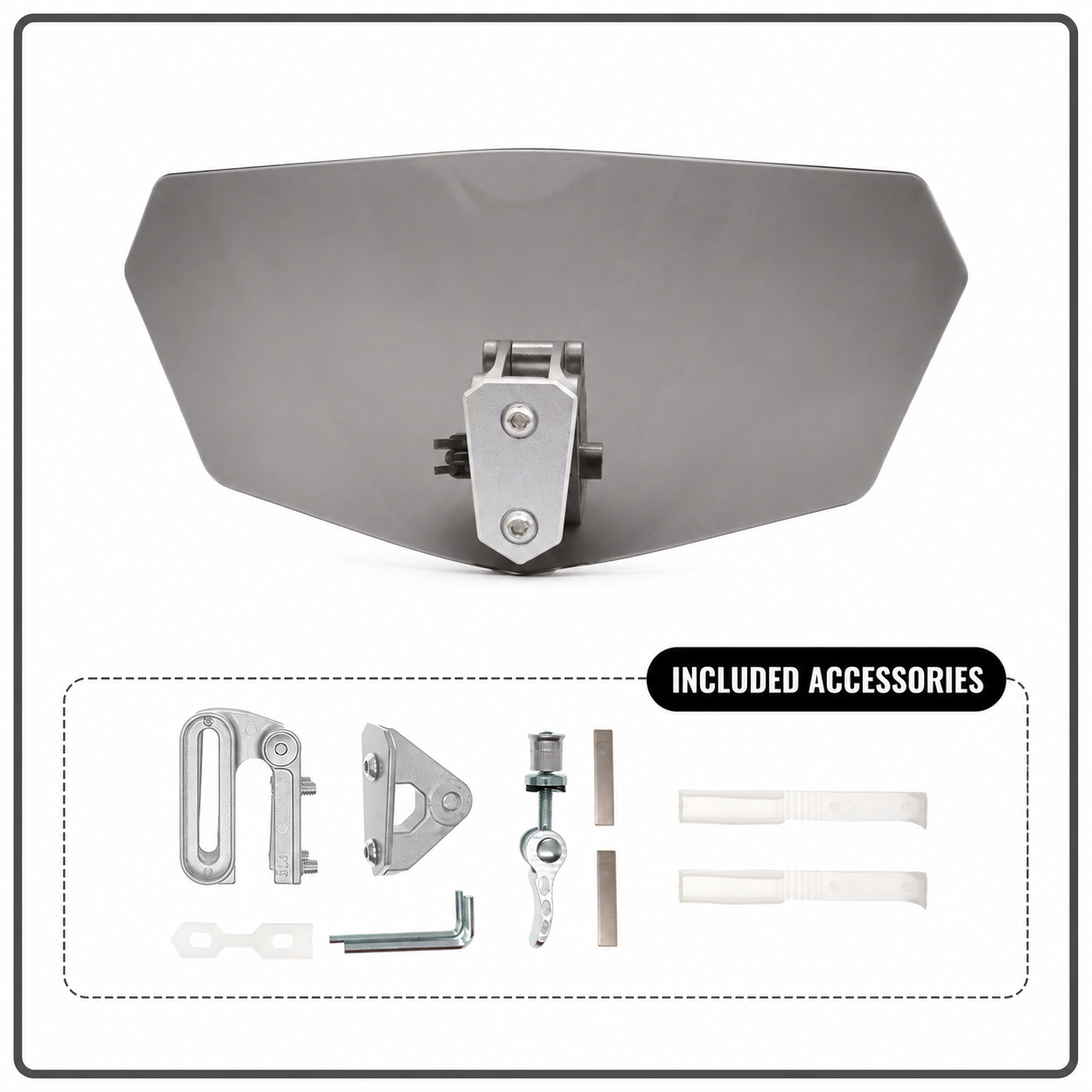 Adjustable Motorcycle Wind Deflector Spoiler