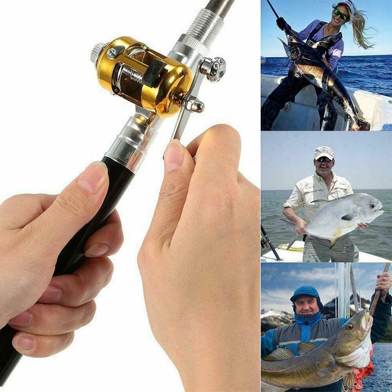 Compact Pocket Telescopic Fishing Rod and Reel Set