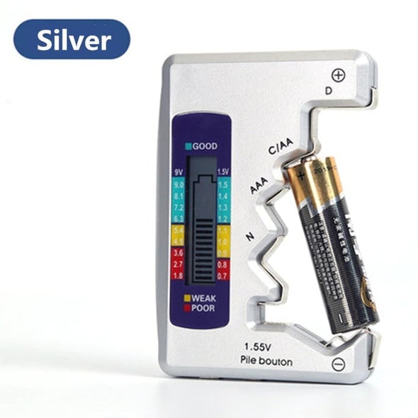 Battery Tester for C AA AAA D N 9V and Button Cells