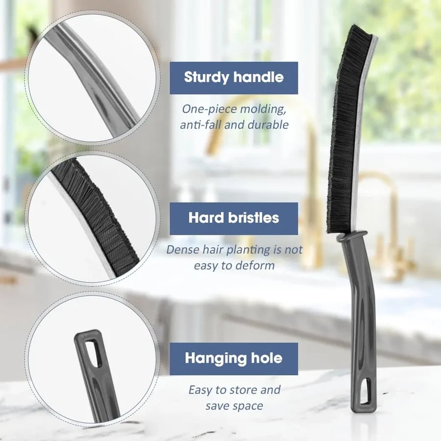 Gap Cleaning Brush with Hard Bristles