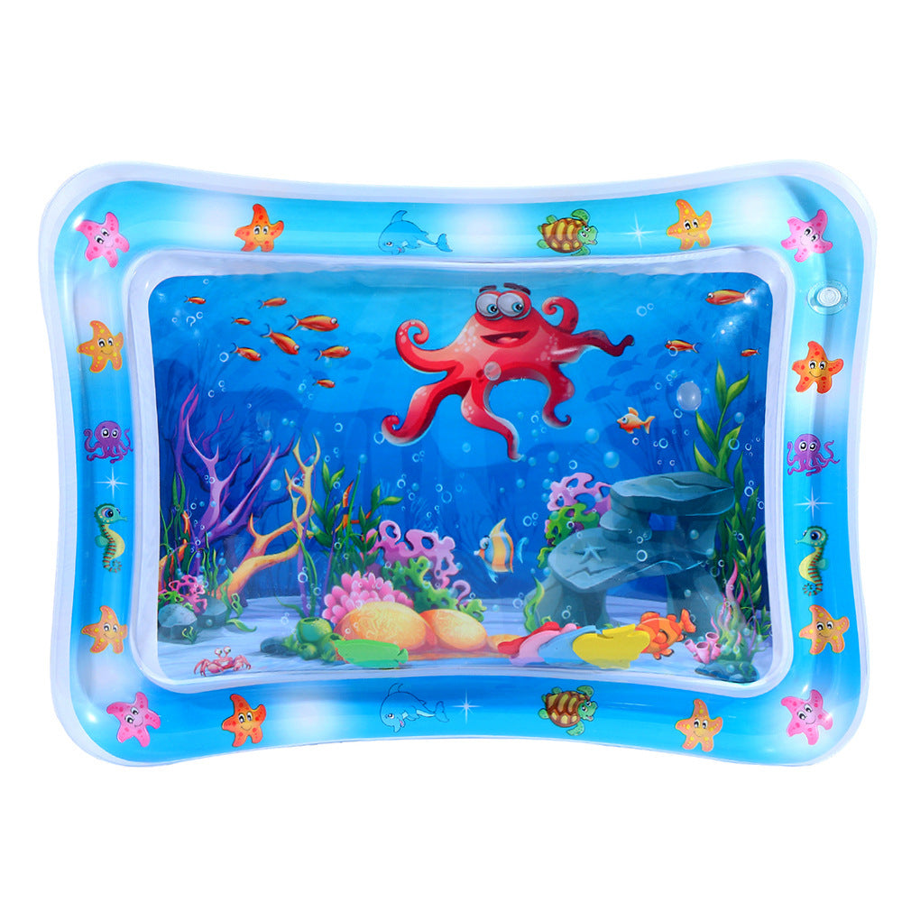 Pet Water Sensory Play Mat with Floating Fish