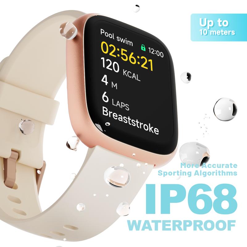 Smart Watch with Call Function 100 Sports Modes IP68 Waterproof Fitness Tracker