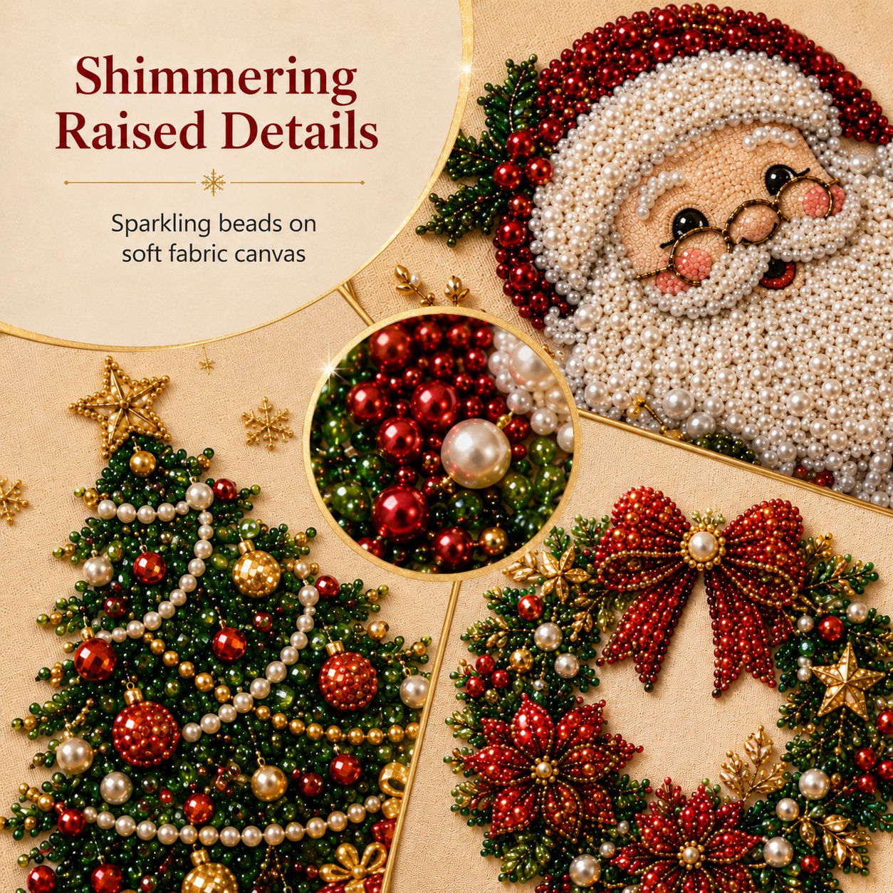 DIY Christmas Pearl Painting Art Kit