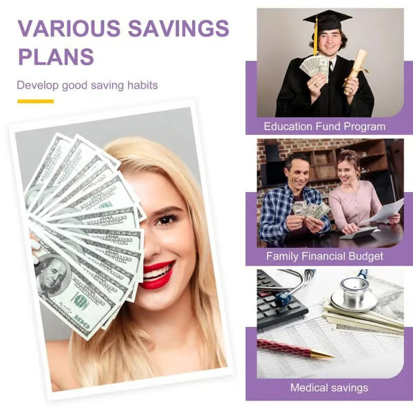 A5 Savings Challenge Binder with 100 Envelopes