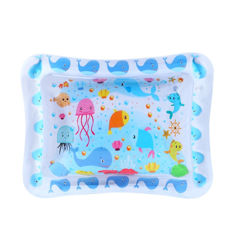 Pet Water Sensory Play Mat with Floating Fish