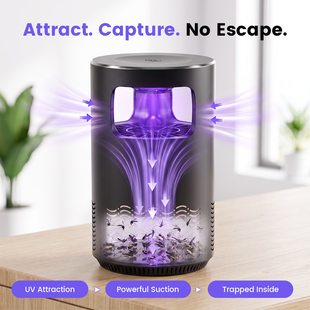 USB-Powered Mosquito UV Light Trap