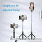 6-in-1 Wireless Bluetooth Selfie Stick with Tripod and LED Fill Light