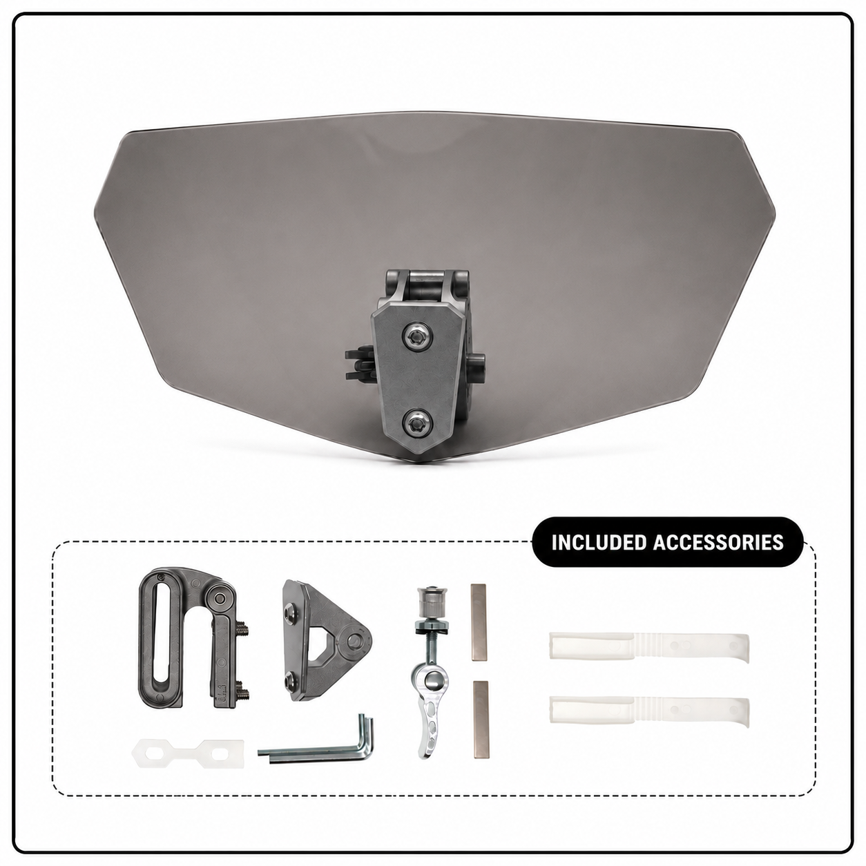 Adjustable Motorcycle Wind Deflector Spoiler