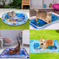 Pet Water Sensory Play Mat with Floating Fish