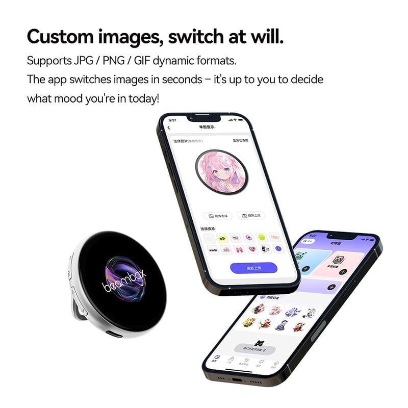 1.7-Inch Digital Badge with Touchscreen Display