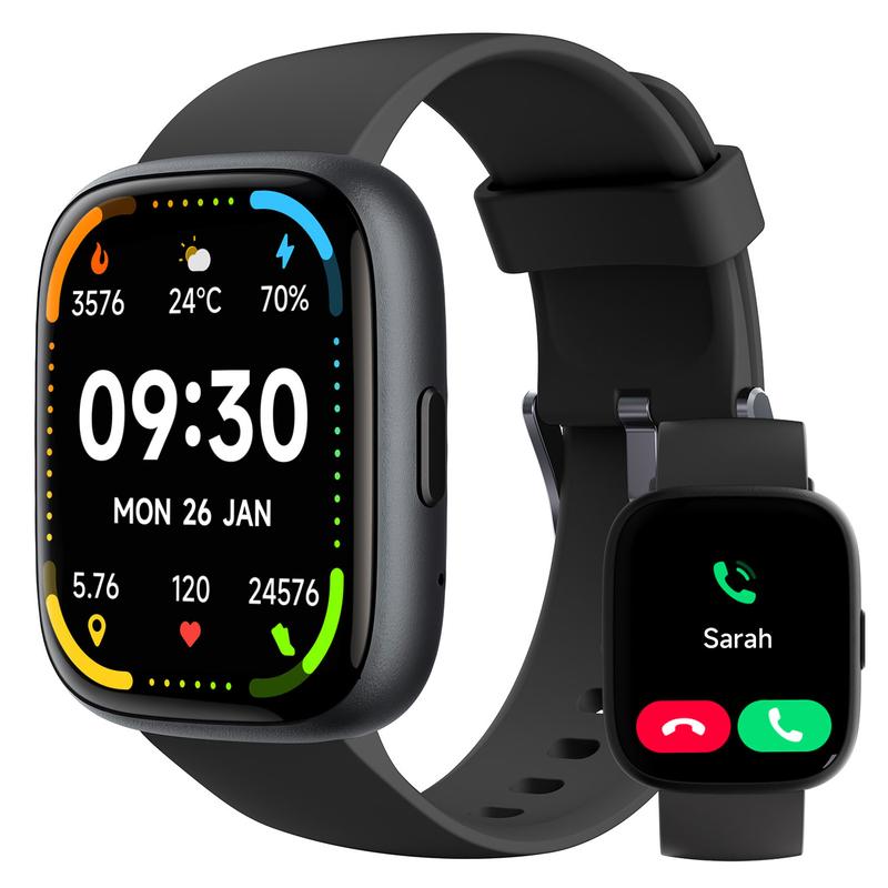 Smart Watch with Call Function 100 Sports Modes IP68 Waterproof Fitness Tracker