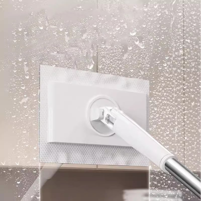 Hands-Free Cloth Changing Mini Mop with 360° Swivel Head