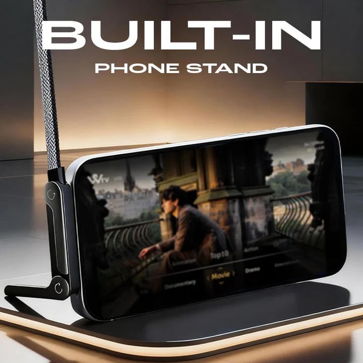 2-in-1 240W Fast Charging Cable with Foldable Phone Stand