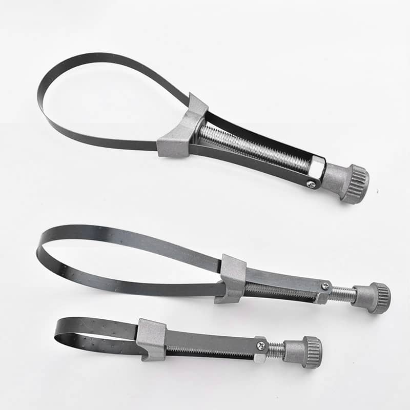 Steel Belt Oil Filter Spanner Wrench for Automobiles and Tractors