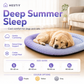 Cooling Gel Mat for Pets Summer Heat Relief Pad Breathable Non-Toxic Cool Sleeping Mat for Dogs Cats